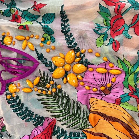 Hale Bob Silk Tunic top - Picture 7 of 9